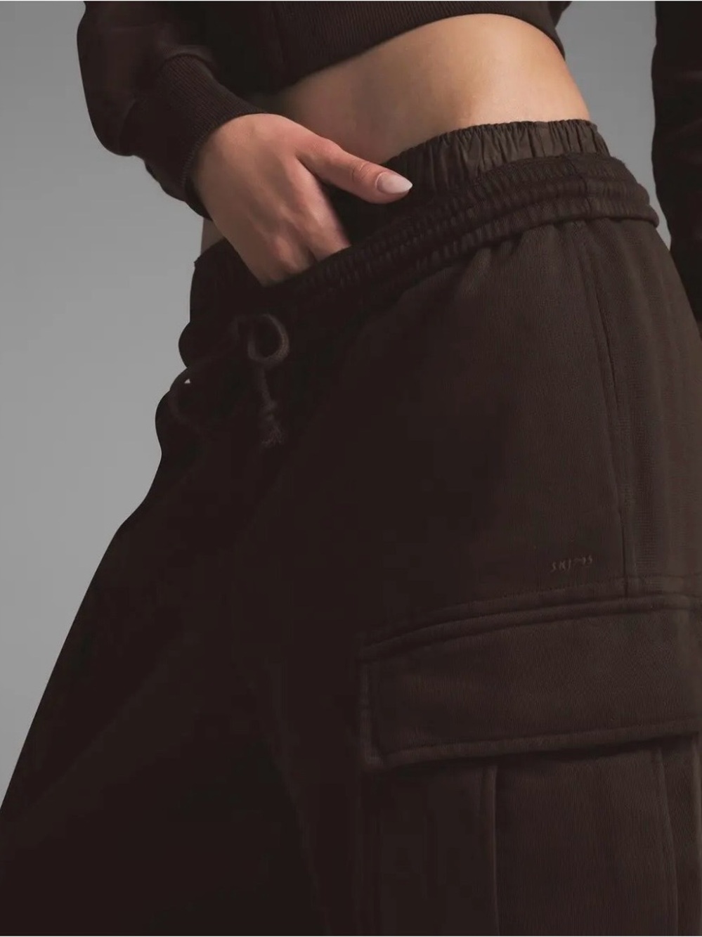 SKIMS Boyfriend Fleece Cargo Sweatpants